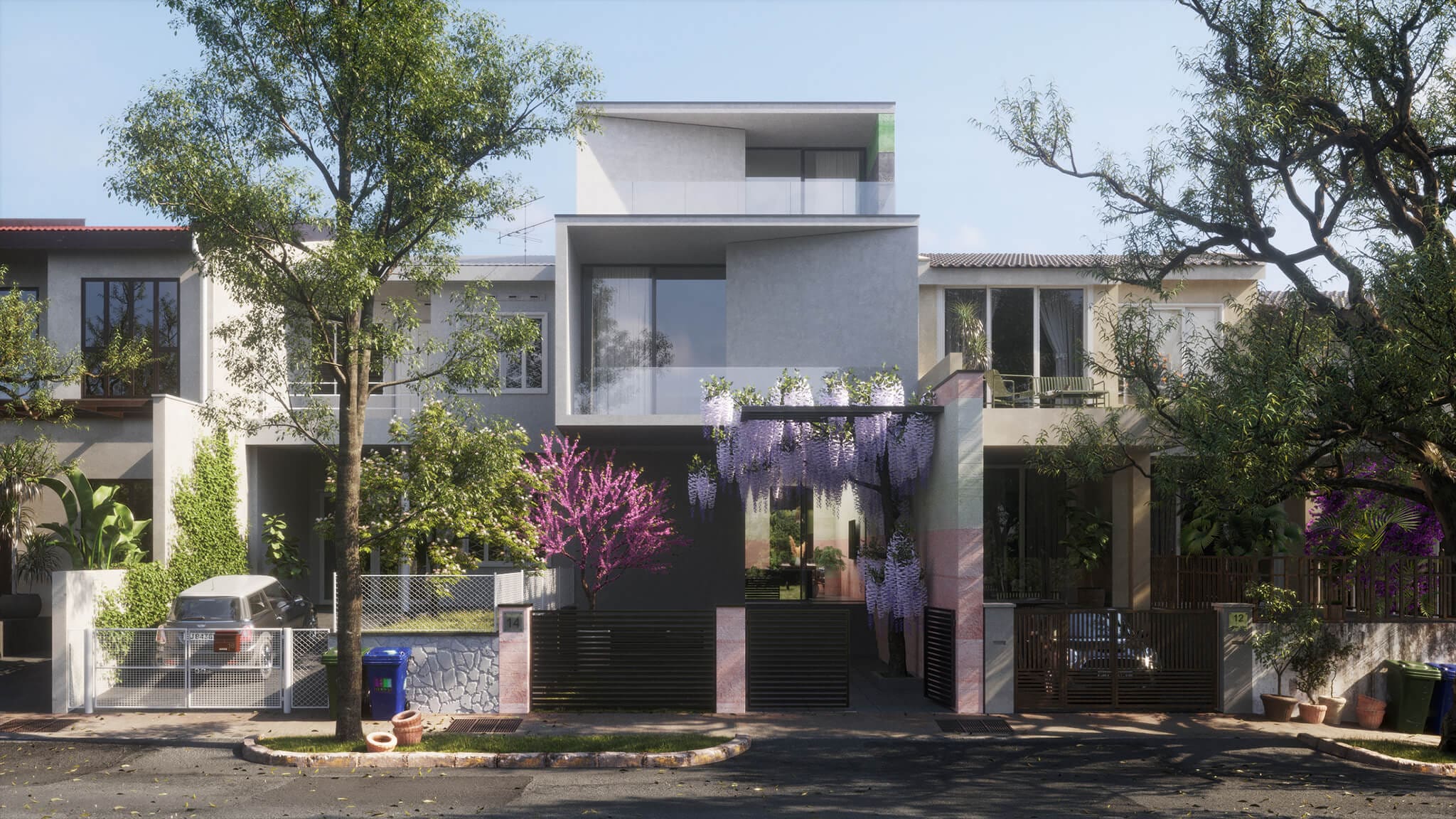 Pigmented concrete house (3)